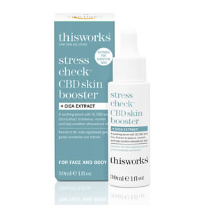 This Works Stress Check CBD Skin Booster + Cica Extract (30ml)
