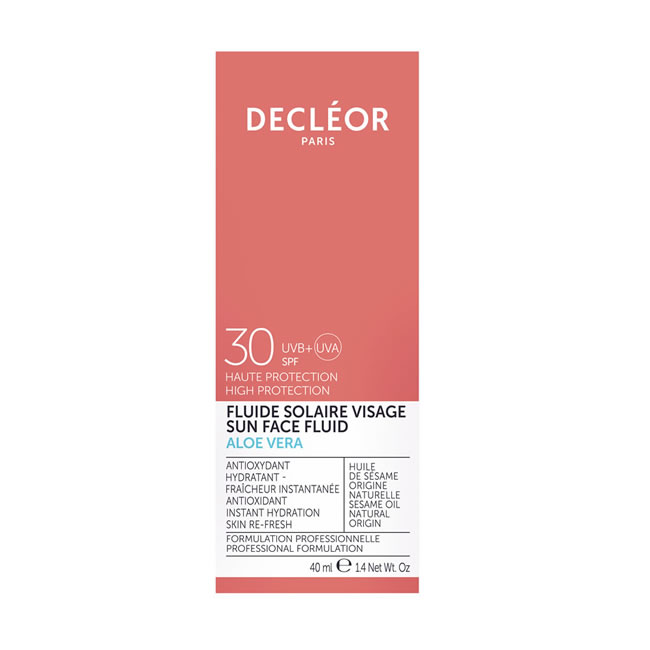 Decleor Aloe Vera Sun Face Fluid SPF30 (40ml)