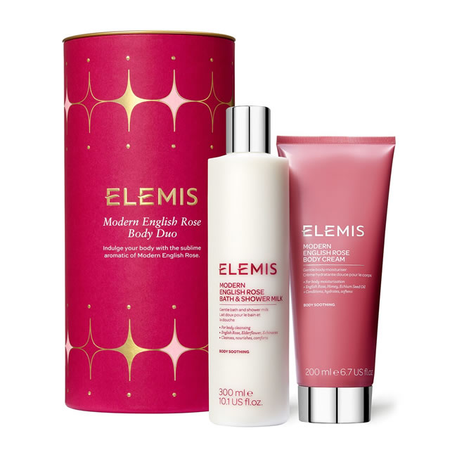 Elemis Modern English Rose Body Duo Christmas Gift Set