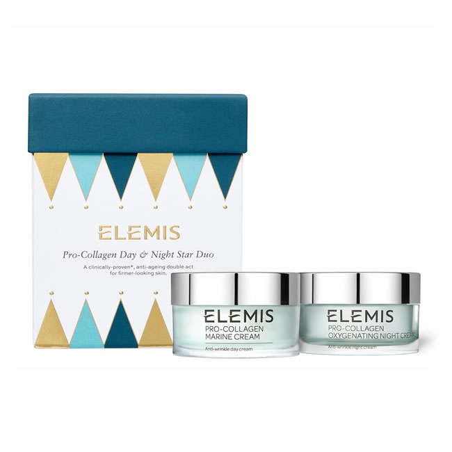 Elemis ProCollagen Day and Night Star Duo Christmas Gift Set PURE BEAUTY