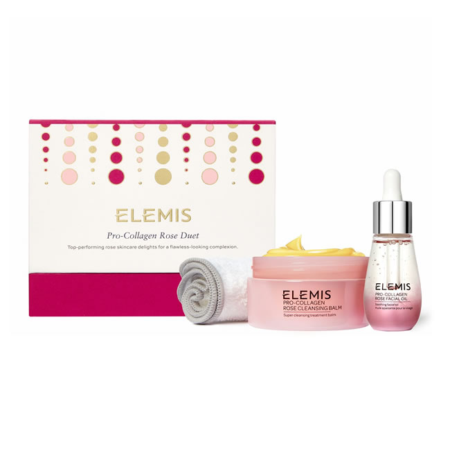 Elemis ProCollagen Rose Duet Christmas Gift Set PURE BEAUTY