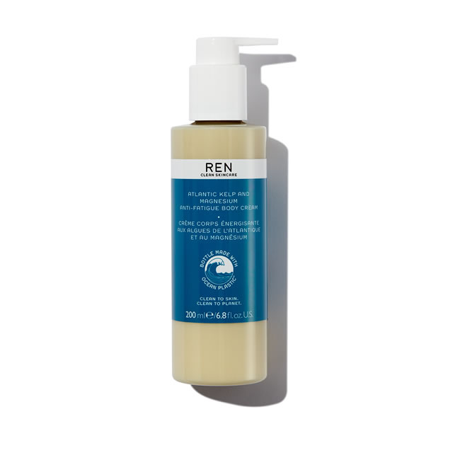 REN Clean Skincare Atlantic Kelp And Magnesium Anti-Fatigue Body Cream (200ml)