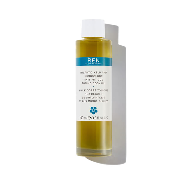 REN Clean Skincare Atlantic Kelp And Microalgae Anti-Fatigue Toning Body Oil (100ml)