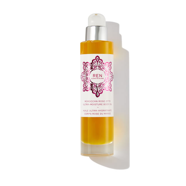 REN Clean Skincare Moroccan Rose Otto Ultra-Moisture Body Oil (100ml)