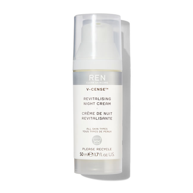 REN Clean Skincare V-Cense Revitalising Night Cream (50ml)