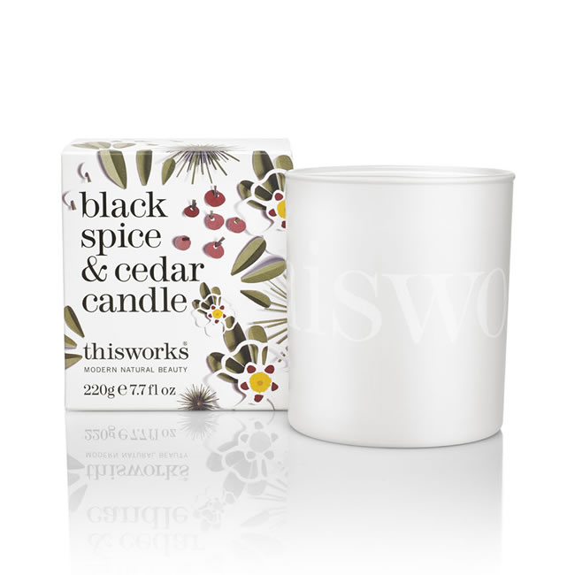 This Works Black Spice and Cedar Candle (220g)