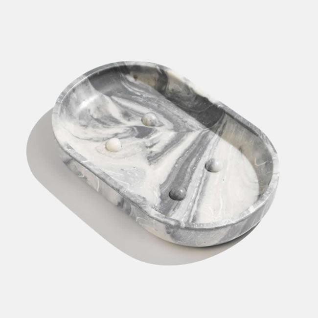 Zero Waste Plastic Waste Soap Dish-Grey