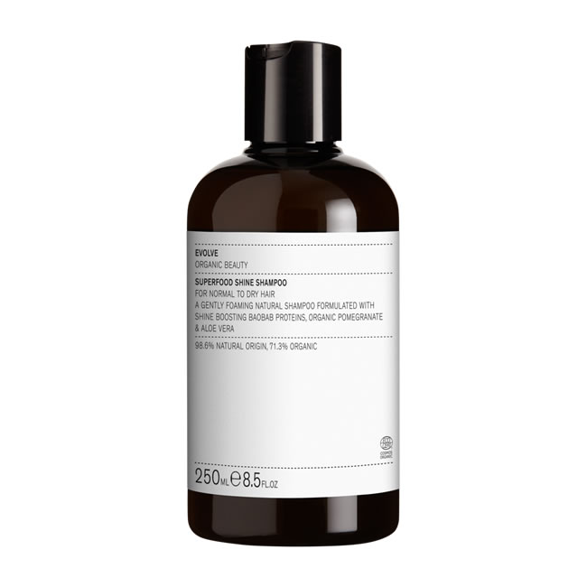 Evolve Organic Beauty Superfood Shine Shampoo (250ml)