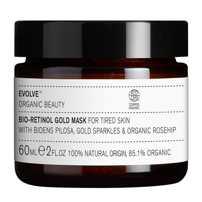 Evolve Organic Beauty Bio-Retinol Gold Mask (60ml)