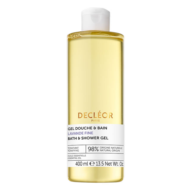 Decleor Lavender Fine Relaxing Bath and Shower Gel 400ml PURE BEAUTY
