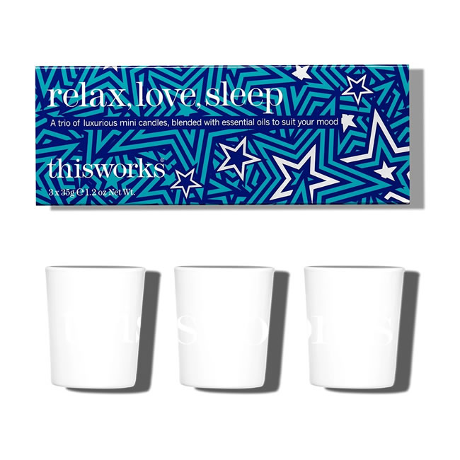 This Works Relax, Love, Sleep Candle Gift Set