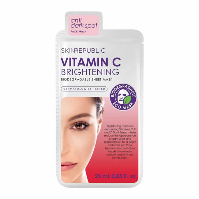 Skin Republic Vitamin C Brightening Sheet Mask (25ml)