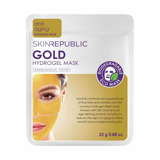 Skin Republic Collagen 24k Gold Hydrogel Sheet Mask (25g)