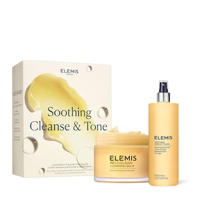 Elemis Soothing Cleanse and Tone Supersized Duo PURE BEAUTY