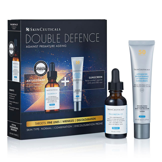 SkinCeuticals Double Defence Phloretin CF Kit for Combination and Discolouration-Prone Skin