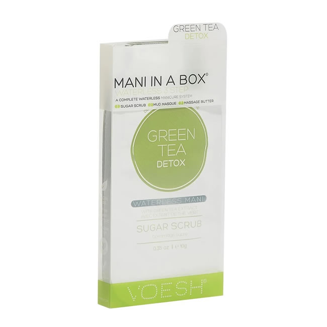 Voesh 3 Step Basic Mani in a Box Green Tea Detox