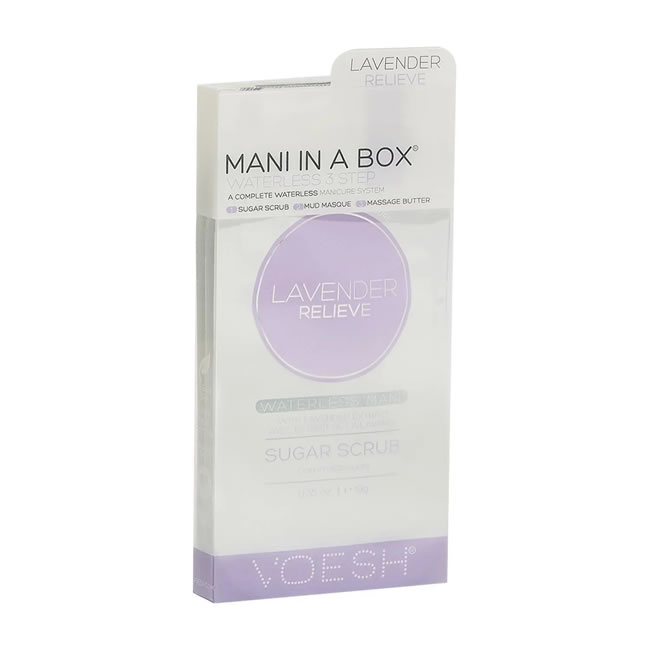 Voesh 3 Step Basic Mani in a Box Lavender Relieve