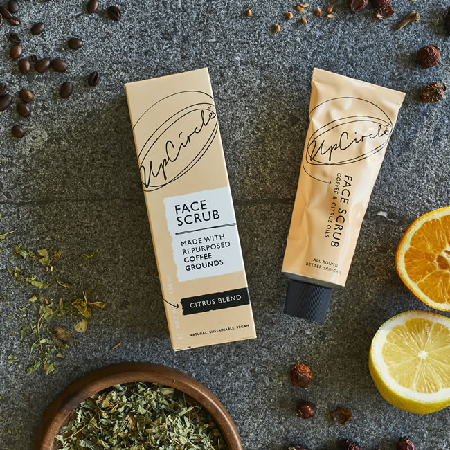 UpCircle Coffee Face ScrubCitrus Blend 100ml PURE BEAUTY