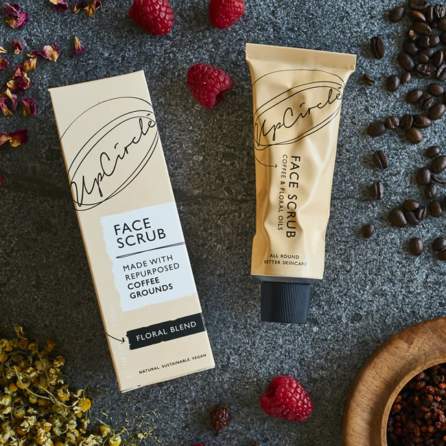 UpCircle Coffee Face ScrubFloral Blend 100ml PURE BEAUTY