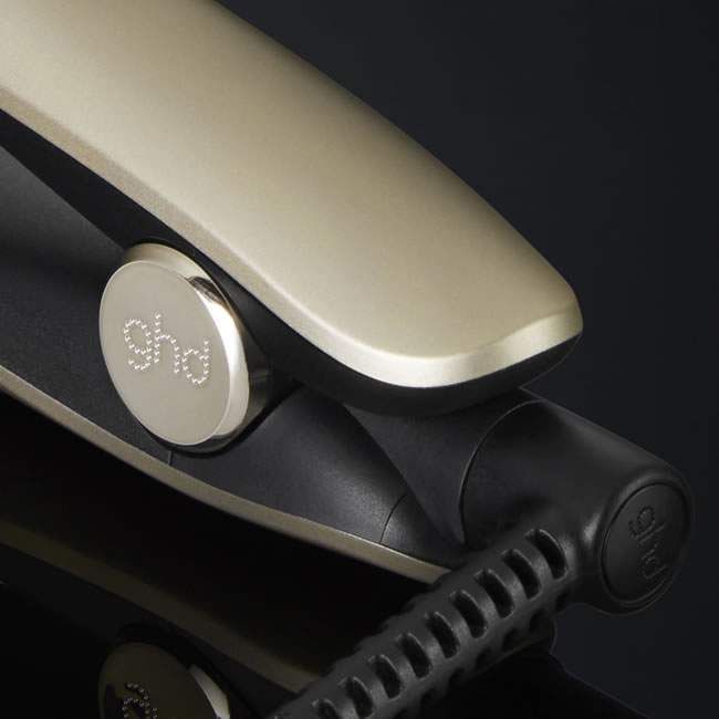 GHD Gold Hair StraightenerChampagne Gold PURE BEAUTY