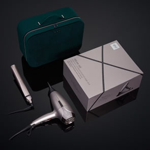 GHD Platinum+ and Helios Limited Edition Deluxe Gift Set In Warm Pewter