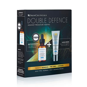 SkinCeuticals Double Defence Silymarin CF Kit for Oily and Blemish-Prone Skin