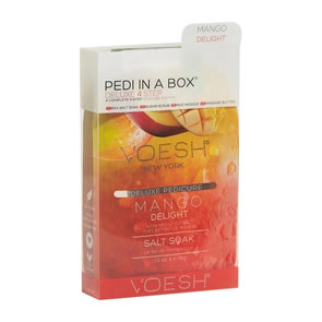 Voesh 4 Step Deluxe Pedi in a Box Mango Delight