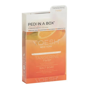 Voesh 4 Step Deluxe Pedi in a Box Tangerine Twist