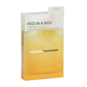 Voesh 4 Step Deluxe Pedi in a Box Lemon Quench