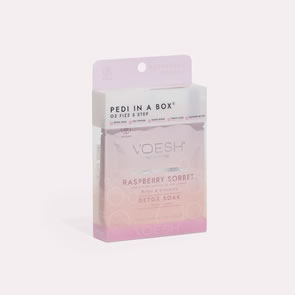 Voesh Pedi in a Box 5 Step O2 Fizz Raspberry Sorbet