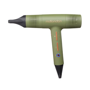 MD London BLOW Hair Dryer Olive Green