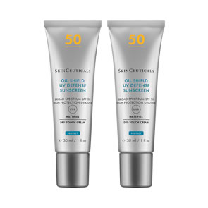 SkinCeuticals Oil Shield UV Defence Sunscreen SPF 50 (2 x 30ml) Duo
