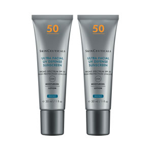SkinCeuticals Ultra Facial Defense SPF 50+ Facial Sunscreen (2 x 30ml) Duo